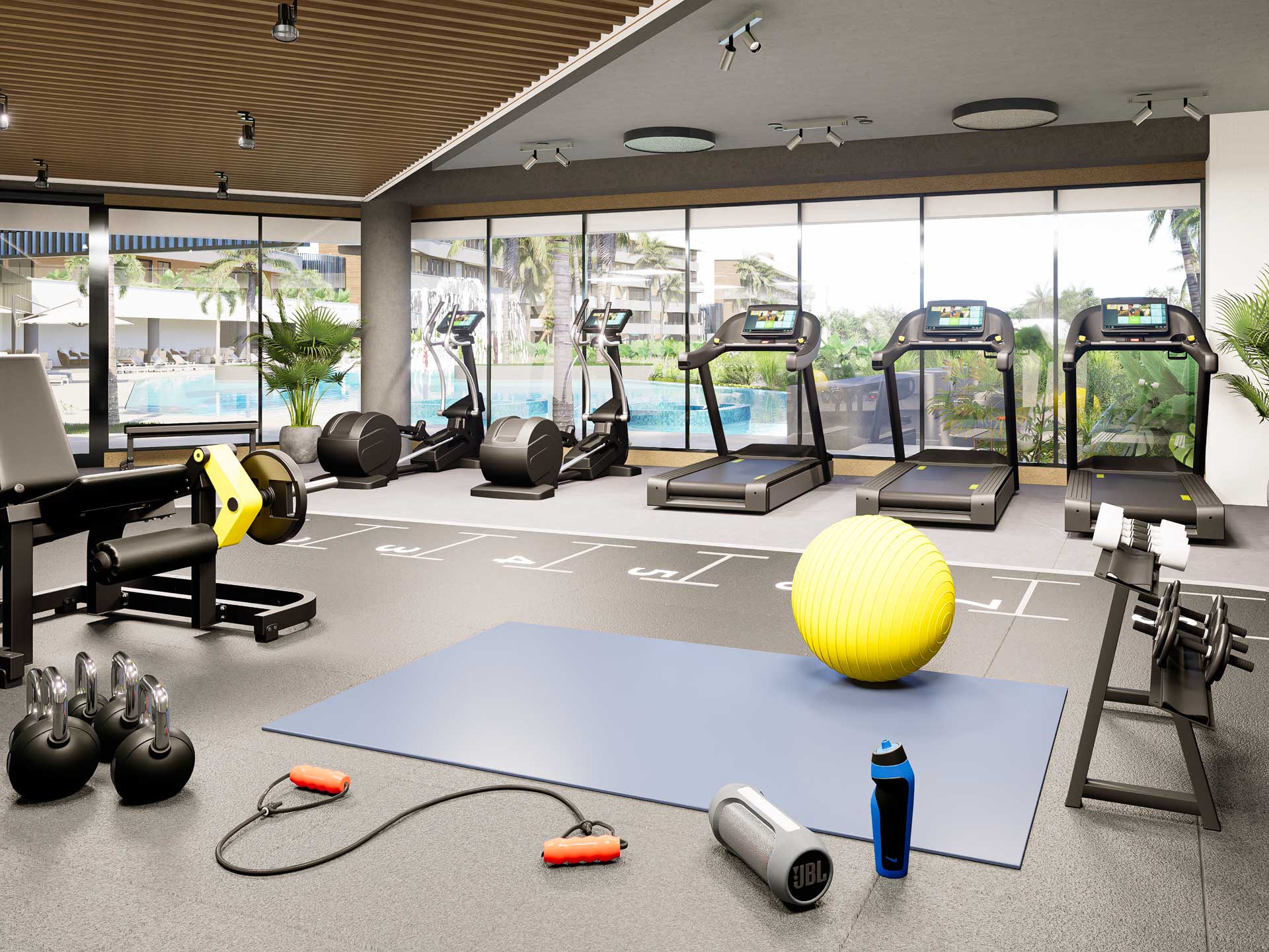 Palm View Bávaro Punta Cana, salle de sport gym